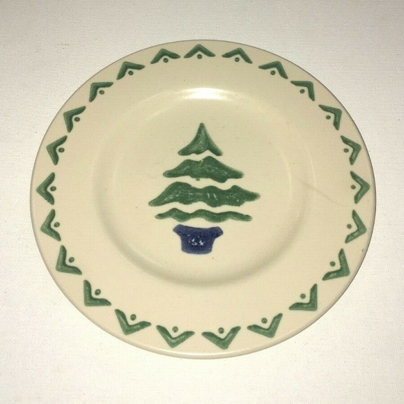 Pfaltzgraff Nordic Green Christmas Tree Salad Plate Replacement Dish 6998880 - Picture 1 of 6